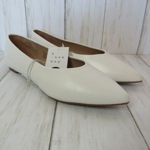 Women's Camille High Vamp Pointed Toe Ballet Flats